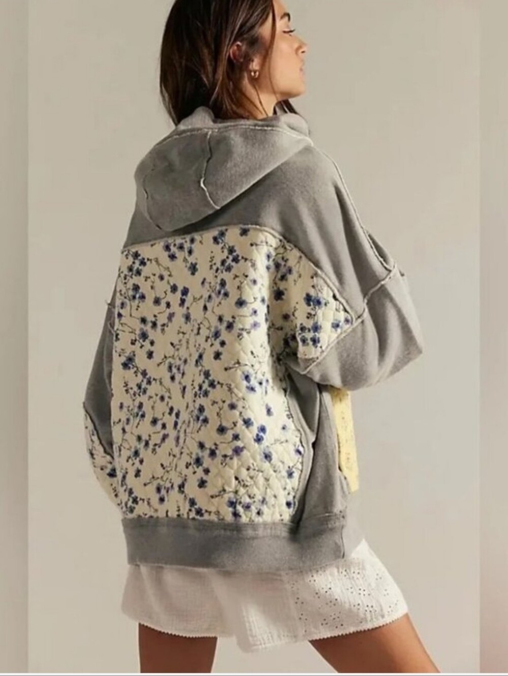 Free People We The Free Get Ditsy Hoodie - Picture 3 of 10